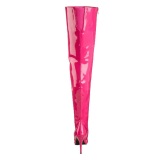 Fuchsia Shiny 13 cm SEDUCE-3010 overknee high heel boots