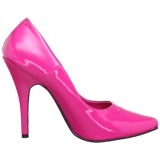 Fuchsia Shiny 13 cm SEDUCE-420 Pumps High Heels for Men