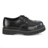 Genuine leather RIOT-03 demoniacult shoes - punk steel toe shoes