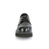 Genuine leather RIOT-03 demoniacult shoes - punk steel toe shoes