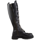Genuine leather RIOT-21MP demoniacult boots - unisex steel toe combat boots
