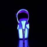Glitter platform 18 cm ADORE-710UVG exotic pole dance high heel sandals