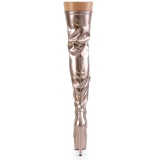 Gold 18 cm ADORE-3000HWR Hologram exotic pole dance overknee boots