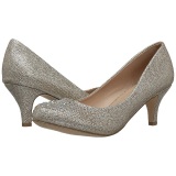 Gold Rhinestone 6,5 cm DORIS-06 High Heeled Evening Pumps Shoes