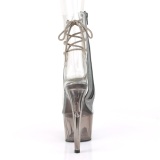 Gray transparent 18 cm ADORE-1018CT Exotic stripper ankle boots