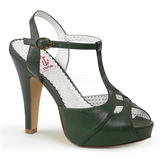 Green 11,5 cm retro vintage BETTIE-23 High Heeled Evening Sandals