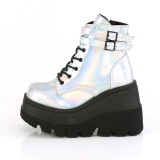 Hologram 11,5 cm SHAKER-52 cyberpunk platform ankle boots