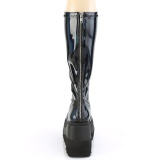 Hologram 11,5 cm SHAKER-65 demoniacult knee boots wedges platform