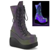 Hologram 13 cm VOID-118 demoniacult knee boots wedges platform