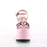 Hologram 15 cm Demonia WAVE-09 lolita platform wedge sandals