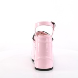 Hologram 15 cm DemoniaCult WAVE-09 lolita platform wedge sandals