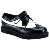 Leather 2,5 cm CREEPER-608 Platform Mens Creepers Shoes