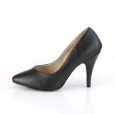 Leatherette 10 cm DREAM-420W mens pumps for wide feets