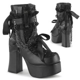 Leatherette 11,5 cm CHARADE-110 demonia ankle boots platform
