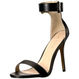 Leatherette 13 cm Pleaser AMUSE-10 high heeled sandals