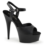 Leatherette 15 cm DELIGHT-609 platform pleaser high heels shoes
