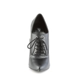 Leatherette 15 cm DOMINA-460 oxford high heels shoes