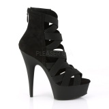 Leatherette 15 cm Pleaser DELIGHT-600-24 platform sandals