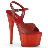 Leatherette 18 cm ADORE-709T platform pleaser sandals