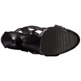 Leatherette 18 cm MOON-758 Platform High Heels Shoes