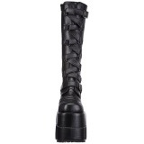 Leatherette 18 cm STACK-308 Platform Mens Gothic Boots