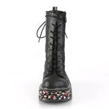 Leatherette 5 cm EMILY-350 lolita ankle boots platform