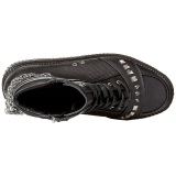 Leatherette 5 cm V-CREEPER-565 Platform Mens Creepers Ankle Boots