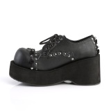 Leatherette 8 cm DANK-110 lolita shoes gothic platform shoes