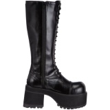 Leatherette 9,5 cm RANGER-302 Platform Mens Gothic Boots