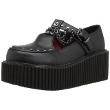 Leatherette CREEPER-215 Platform Women Creepers Shoes