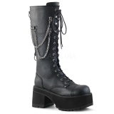 Leatherette Demonia RANGER-303 Mens Lace Up Boots