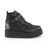 Leatherette V-CREEPER-566 Platform Mens Creepers Ankle Boots