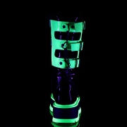 Neon 5 cm SLACKER-156 cyberpunk platform boots