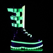 Neon 5 cm SLACKER-156 cyberpunk platform boots