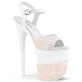 Opal Glitter 20 cm Pleaser FLAMINGO-809-2G High Heels Platform