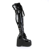 Patent 11,5 cm KERA-303 Platform Thigh High Boots