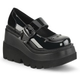 Patent 11,5 cm SHAKER-23 alternative shoes platform black