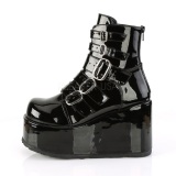 Patent 11 cm CONCORD-57 lolita ankle boots platform