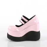 Patent 13 cm VOID-37 alternative shoes platform rose