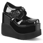 Patent 13 cm VOID-38 alternative shoes platform black
