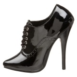 Patent 15 cm DOMINA-460 oxford high heels shoes