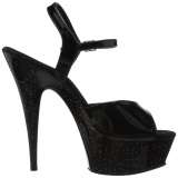 Patent 15 cm Pleaser DELIGHT-609MG glitter high heels shoes