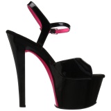 Patent 18 cm SKY-309TT High Heeled Sandal Neon Platform