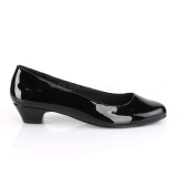 Patent 3 cm GWEN-01 pumps for mens and drag queens in black