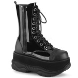 Patent 7,5 cm NEPTUNE-200 demonia ankle boots - unisex platform ankle boots