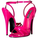 Pink 15 cm Devious DOMINA-108 high heeled sandals