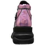 Pink Leatherette 7,5 cm NEPTUNE-100 Platform Mens Gothic Shoes