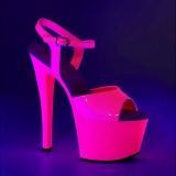 Pink Neon 18 cm Pleaser SKY-309UV Platform High Heels