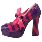 Pink Purple 13 cm KITTY-32 Womens Shoes with High Heels