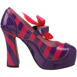 Pink Purple 13 cm KITTY-32 Womens Shoes with High Heels